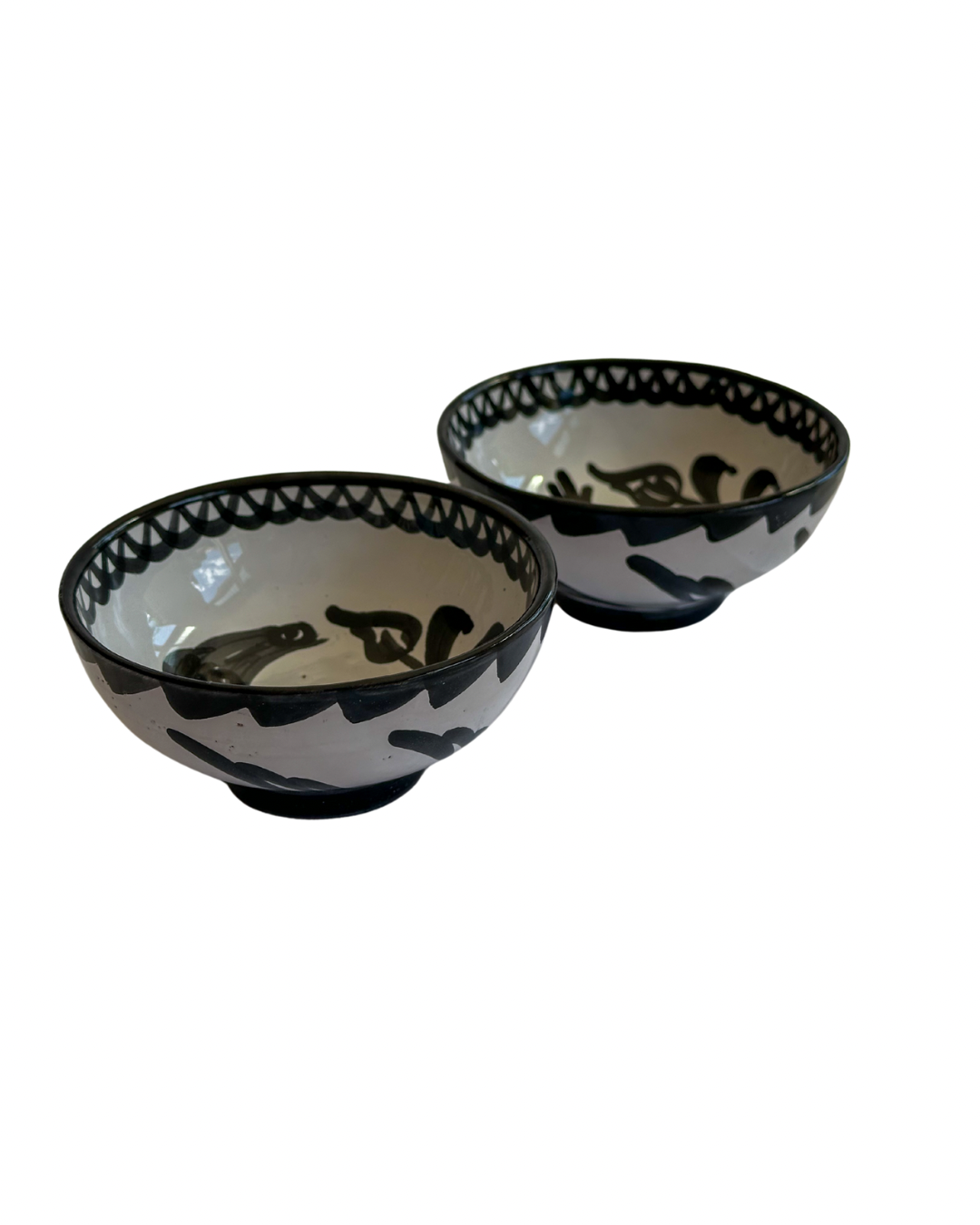 Tapasschaaltje 10 cm Granada Zwart | Rubia Cerámica