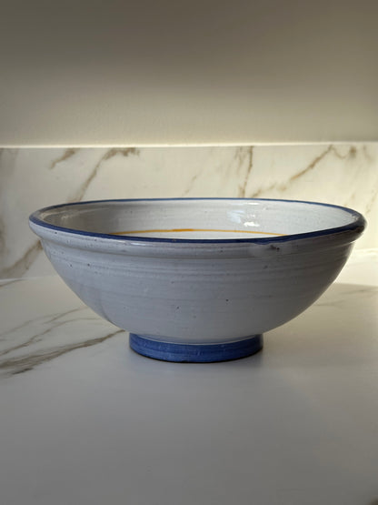 Vintage handbeschilderde schaal Portugal – keramiek schaal met bloemen - Ruby Conceptstore 