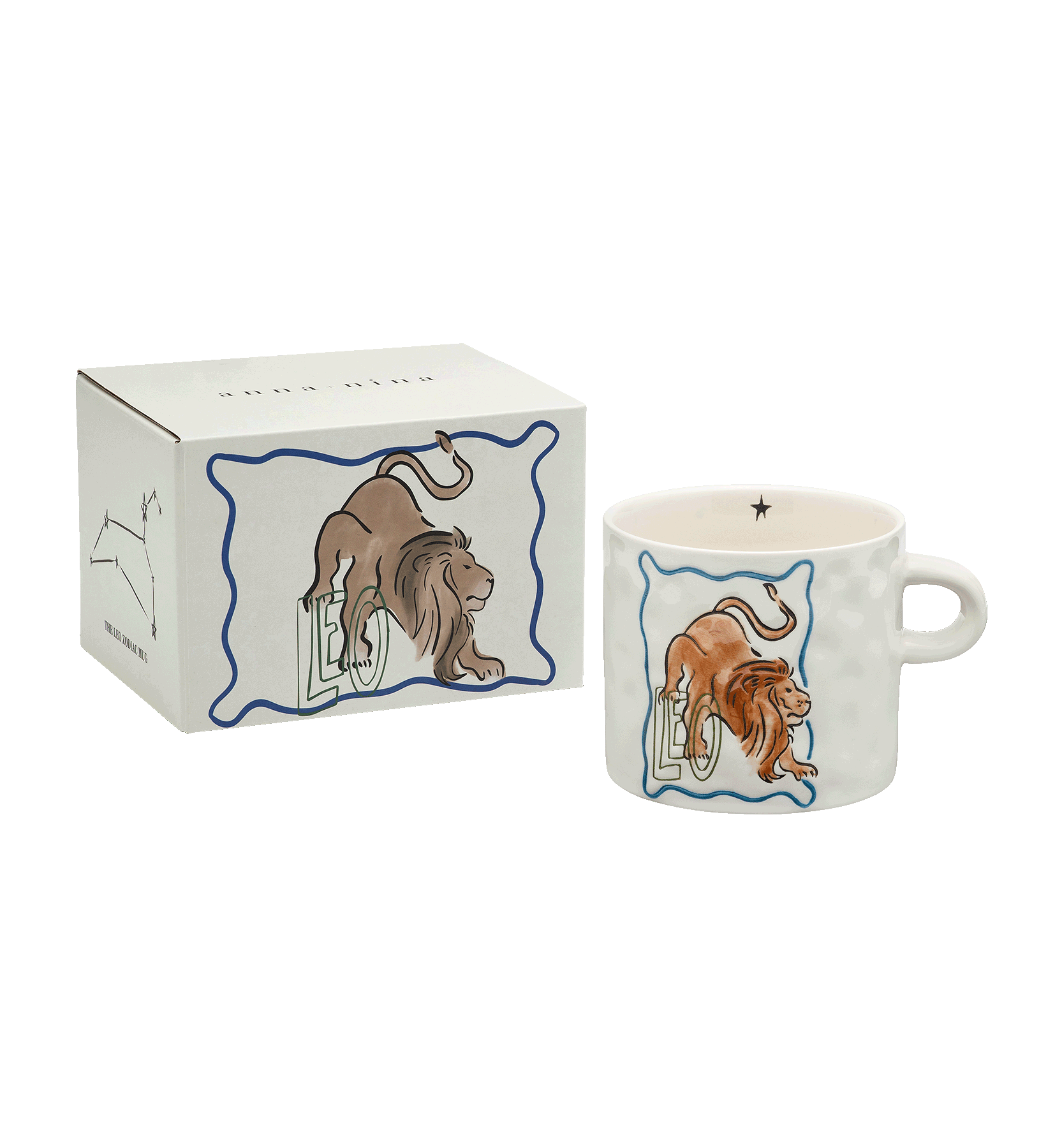 Anna + Nina - Leo Zodiac mok - Ruby Conceptstore 