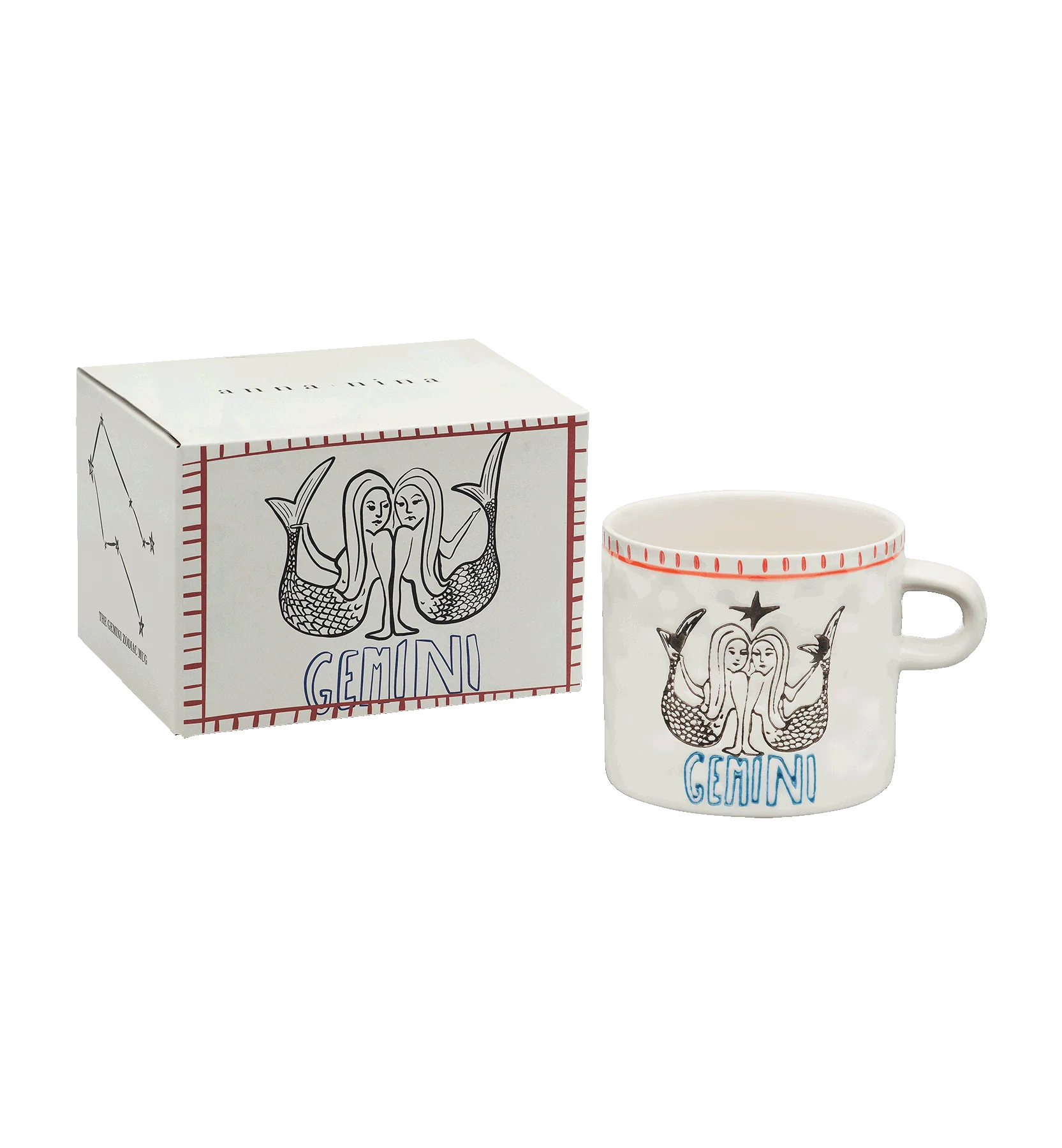 Anna + Nina - Zodiac mok Gemini - Ruby Conceptstore 