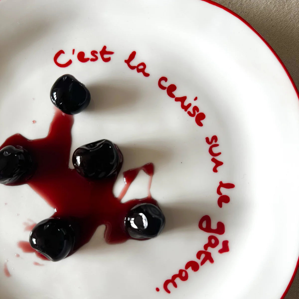 Bord C'est la cerise sur le gâteau | Maegen - Ruby Conceptstore 