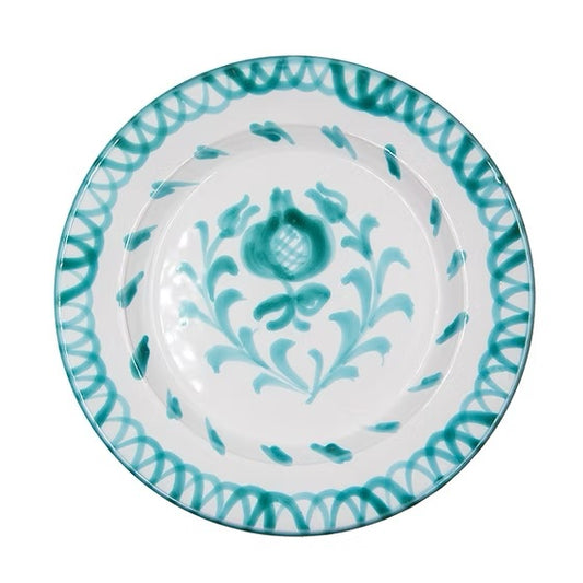 Bord 20 cm Granada groen | Rubia Cerámica