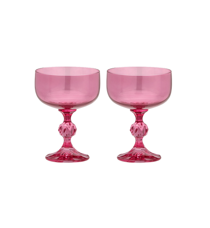 Anna + Nina - Rose Cocktail Glass Set of 2 - Ruby Conceptstore 