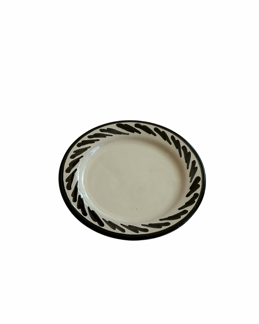 Sideplate Filo Zwart | Rubia Cerámica