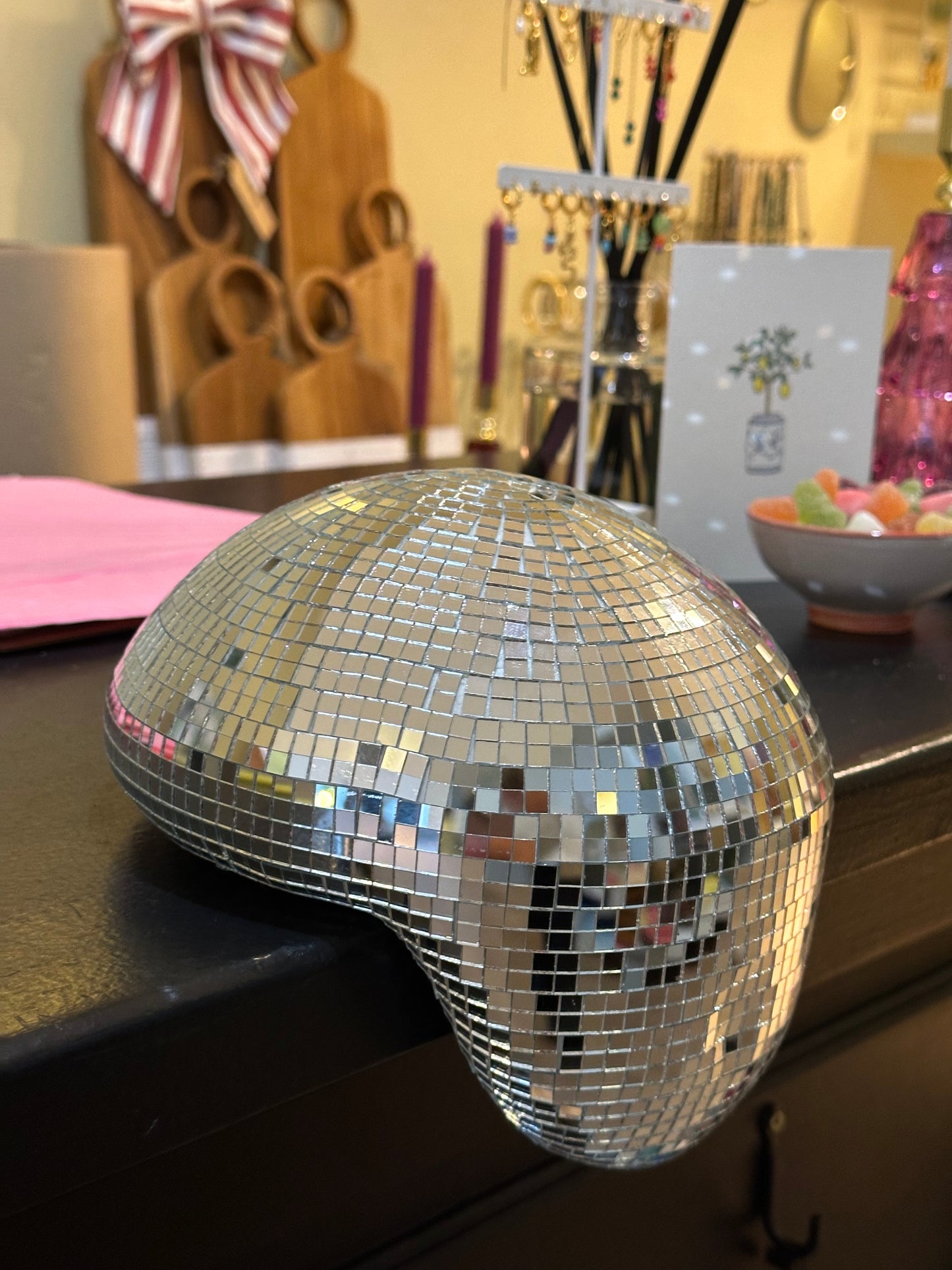 Discobal smeltend zilver en goud