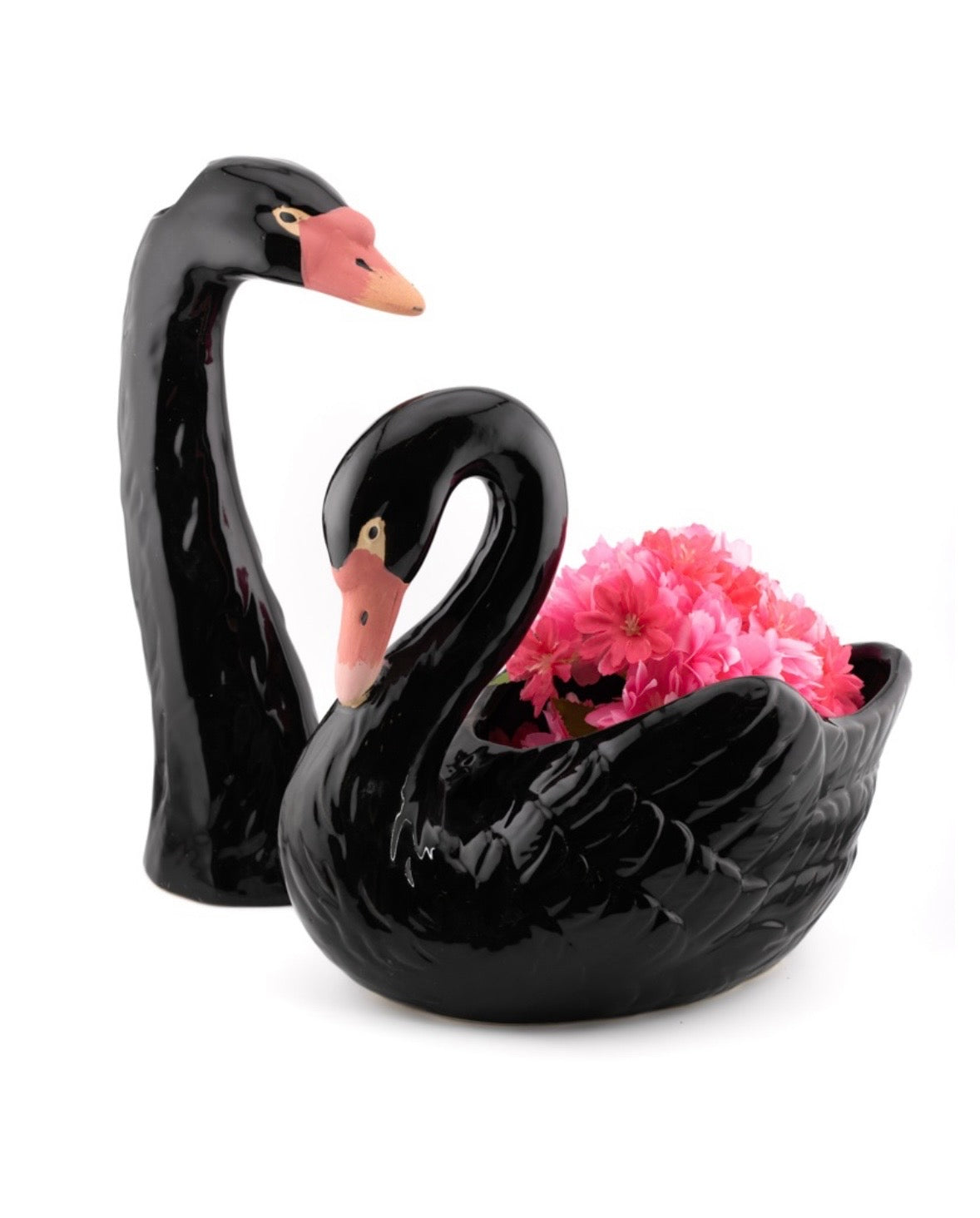 Zwarte zwaan aardewerk schaal - Ruby Conceptstore 