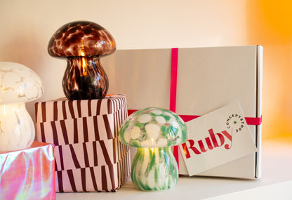 Mushroom Lamp - Groen | Ruby Conceptstore