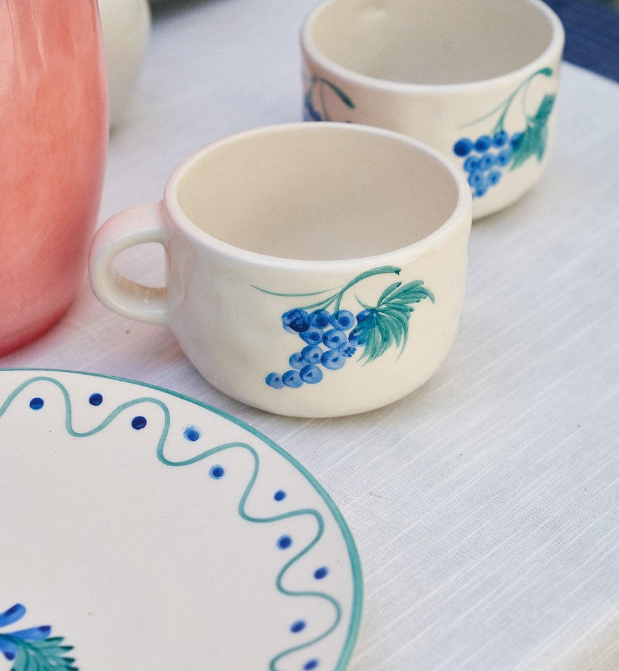 Anna + Nina - Grapevine Cappuccino Mug mok - Ruby Conceptstore 