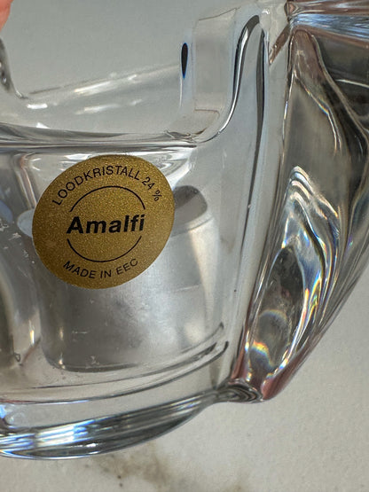 Vintage kristallen waxinelichthouder Amalfi – 24% loodkristal – Italië - Ruby Conceptstore 