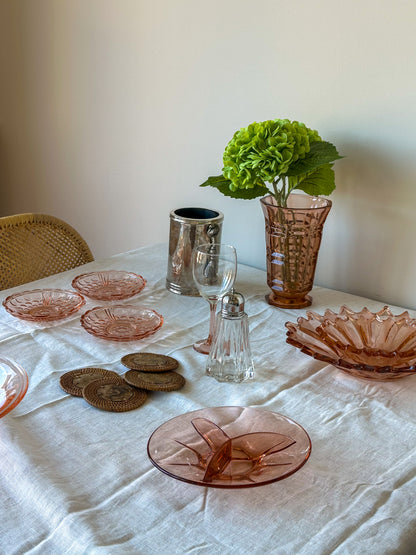Vintage Glazen Suikerstrooier met Verzilverd Dopje – Art Deco Stijl - Ruby Conceptstore 