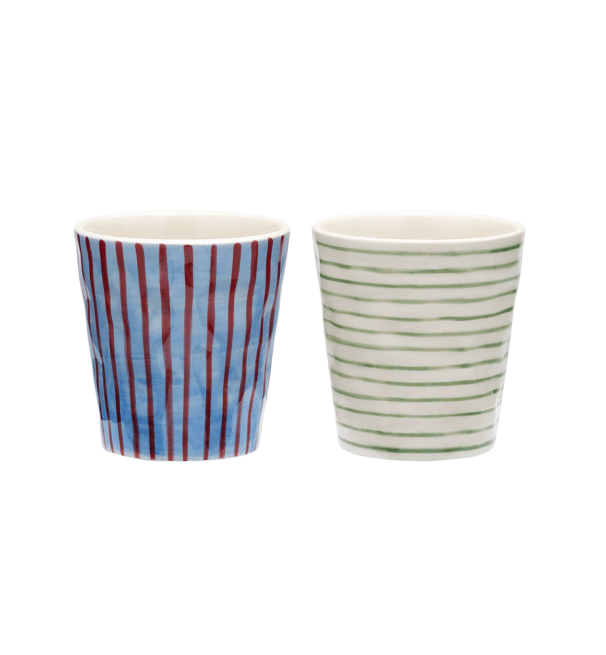 Anna + Nina - Stripe Affair Coffee Cup Set of 2