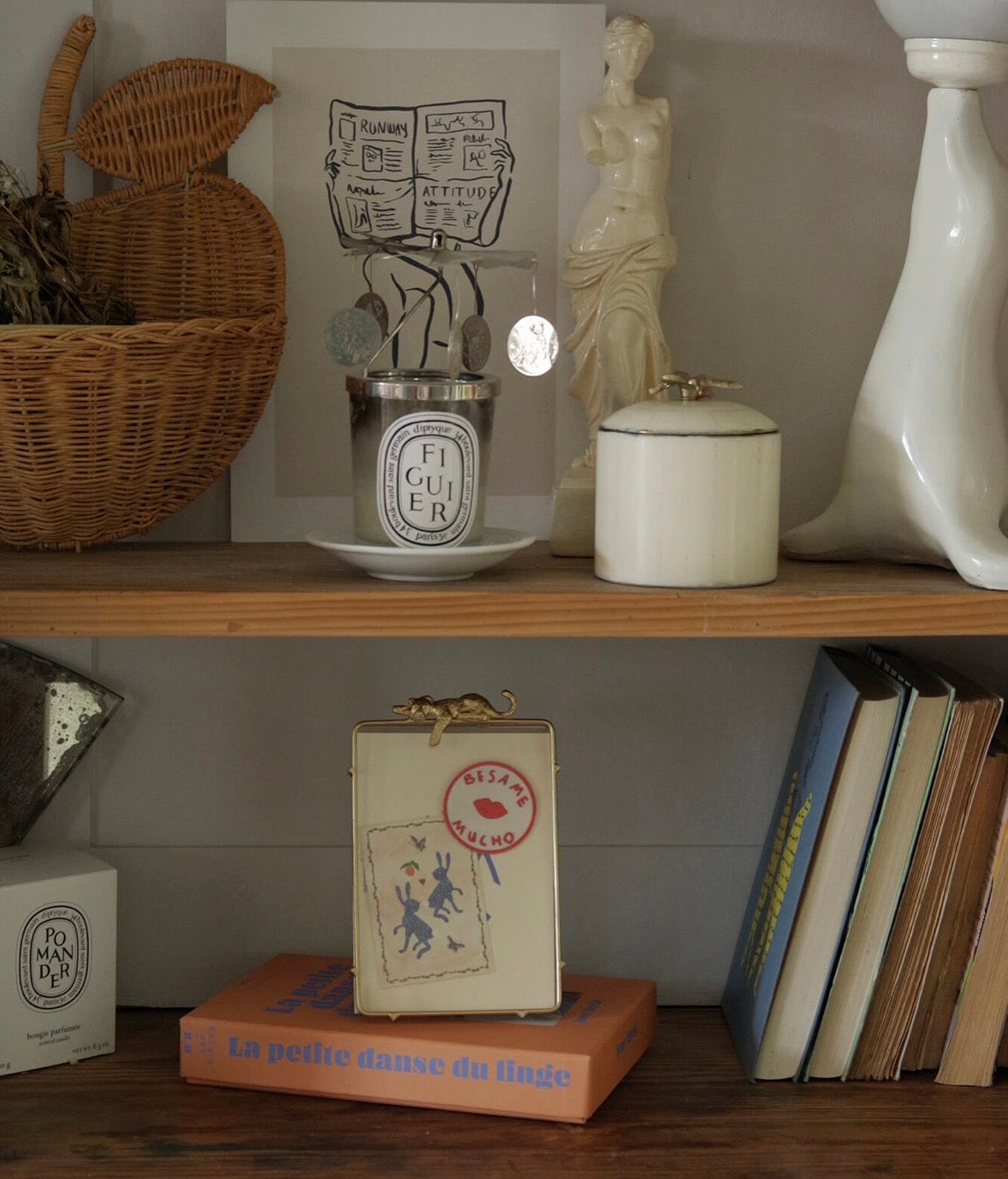 Jenna Leopard Frame Large – handgemaakte fotolijst met leopard print van Doing Goods - Ruby Conceptstore 