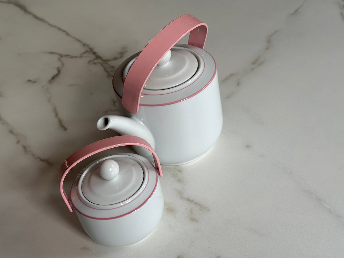 Vintage Seltmann Weiden Theeservies Roze – W. Germany