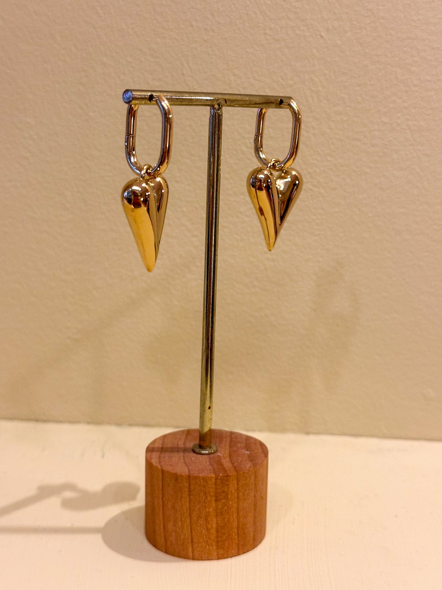 Oorbellen Heart goud