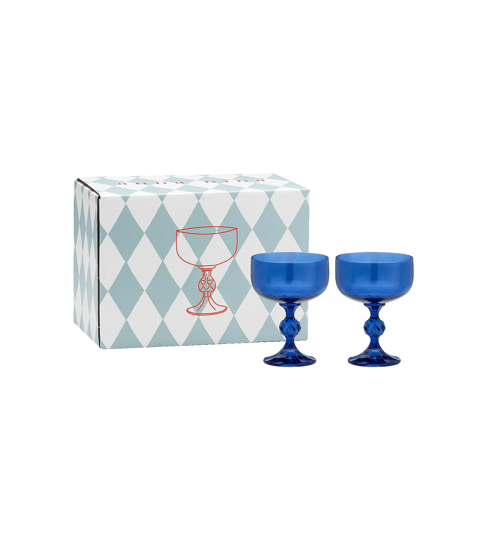 Anna + Nina - Mare Cocktail Glass Set of 2 - Ruby Conceptstore 