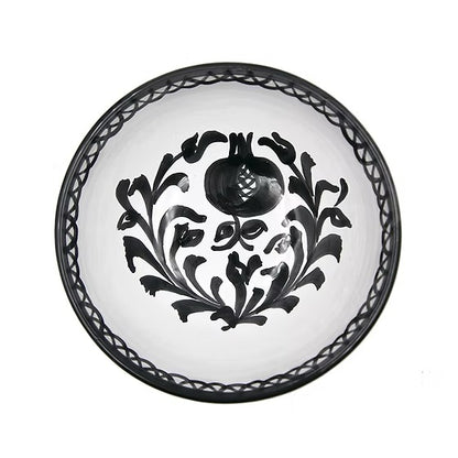 Tapasschaaltje 10 cm Granada Zwart | Rubia Cerámica