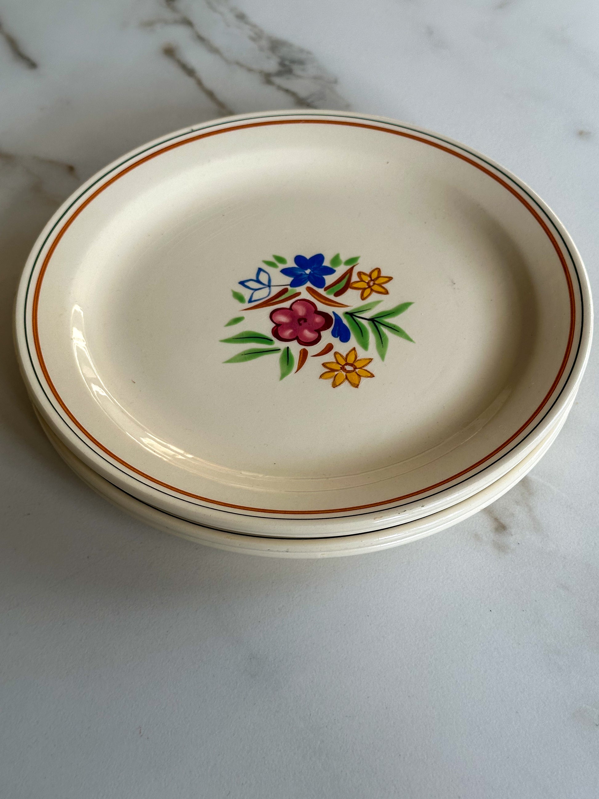 Vintage Franse serveerschalen Saint-Amand stijl - set van 3 - Ruby Conceptstore 