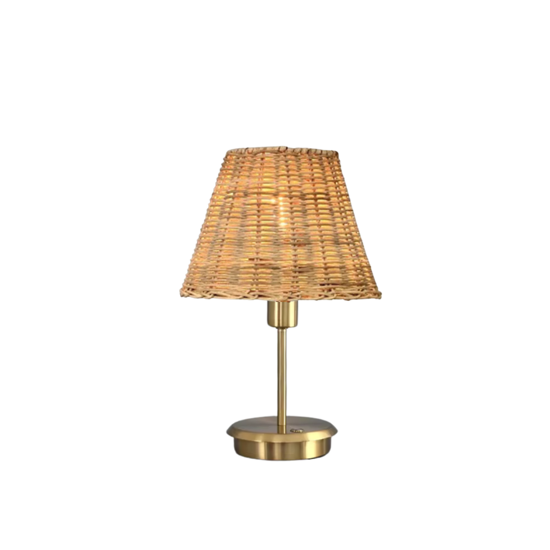 Vendôme – Draadloze hoge tafellamp met gestreepte kap