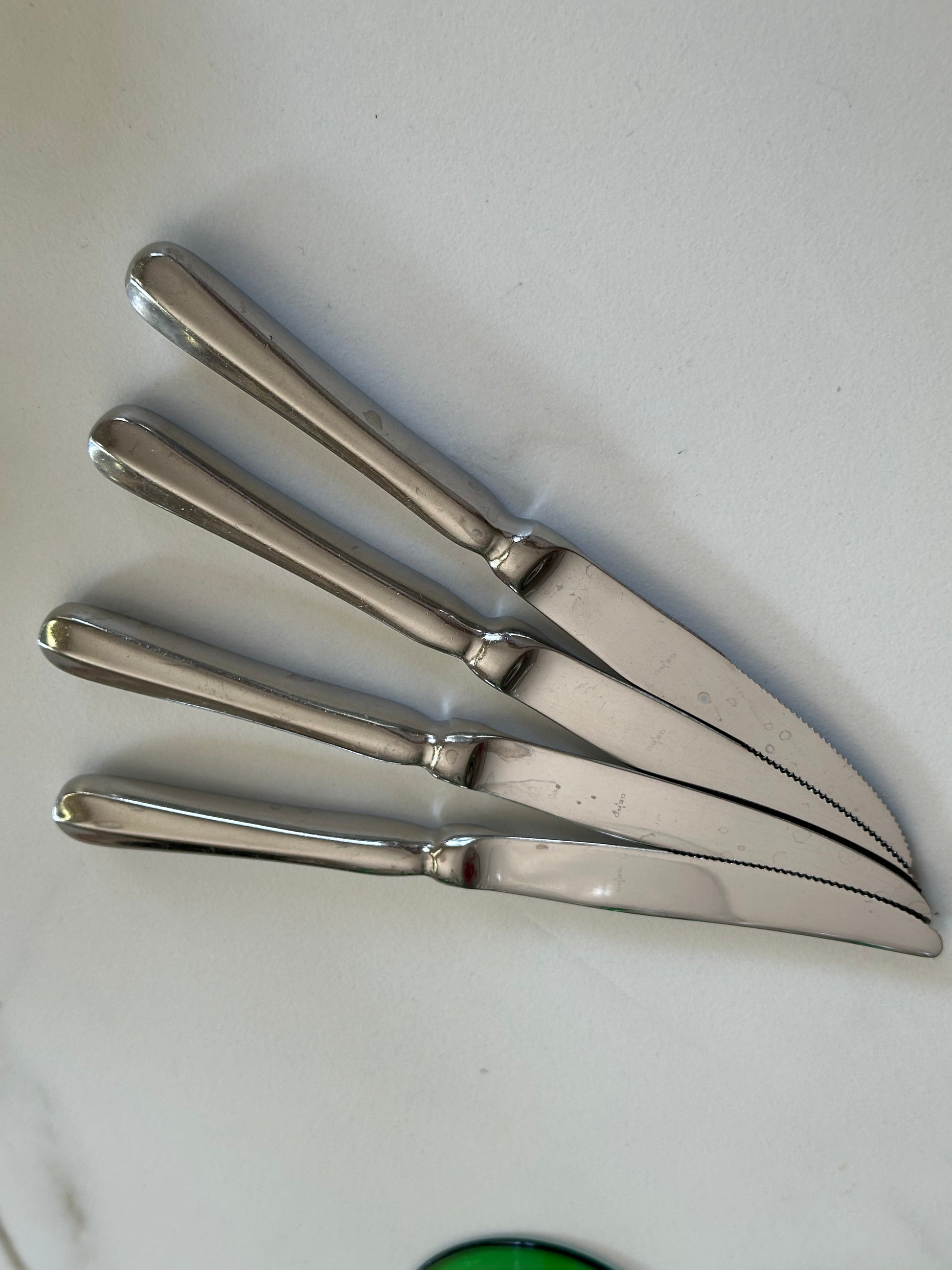 Vintage Gero Tafelmessen – Roestvrij Staal – Per Stuk - Ruby Conceptstore 