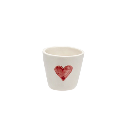 Anna + Nina - Espresso mok hart Queen of Hearts