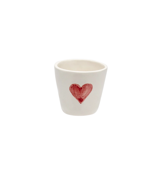 Anna + Nina - Espresso mok hart Queen of Hearts