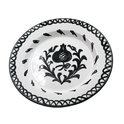 Bord 20 cm Granada zwart | Rubia Cerámica