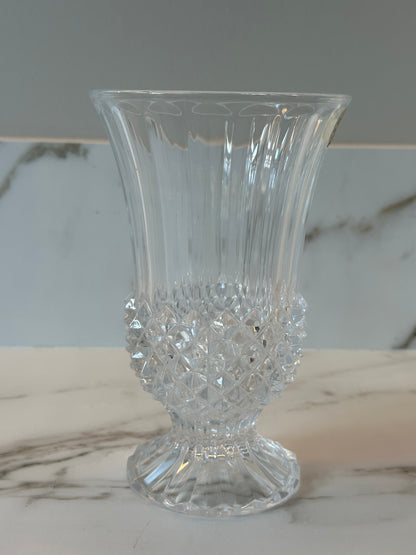 Vintage Cristal d’Arques kristallen vaas – Frankrijk - Ruby Conceptstore 