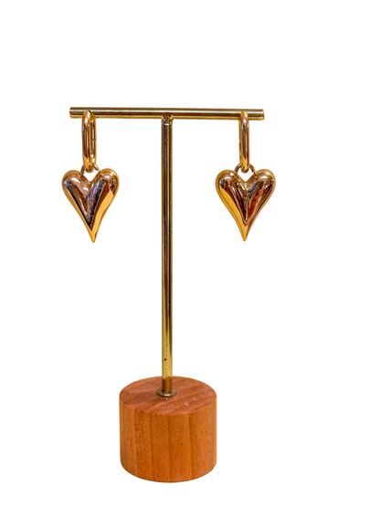 Oorbellen Heart goud