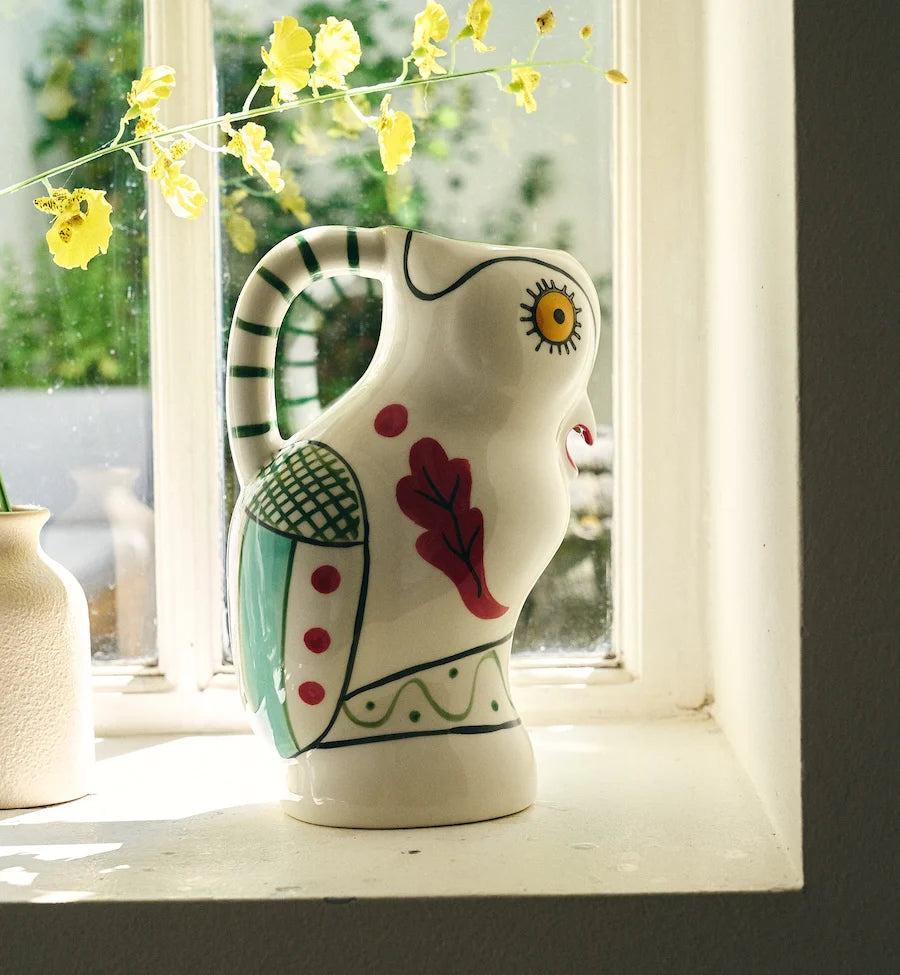 Anna + Nina - Paradise Bird Jug - Ruby Conceptstore 
