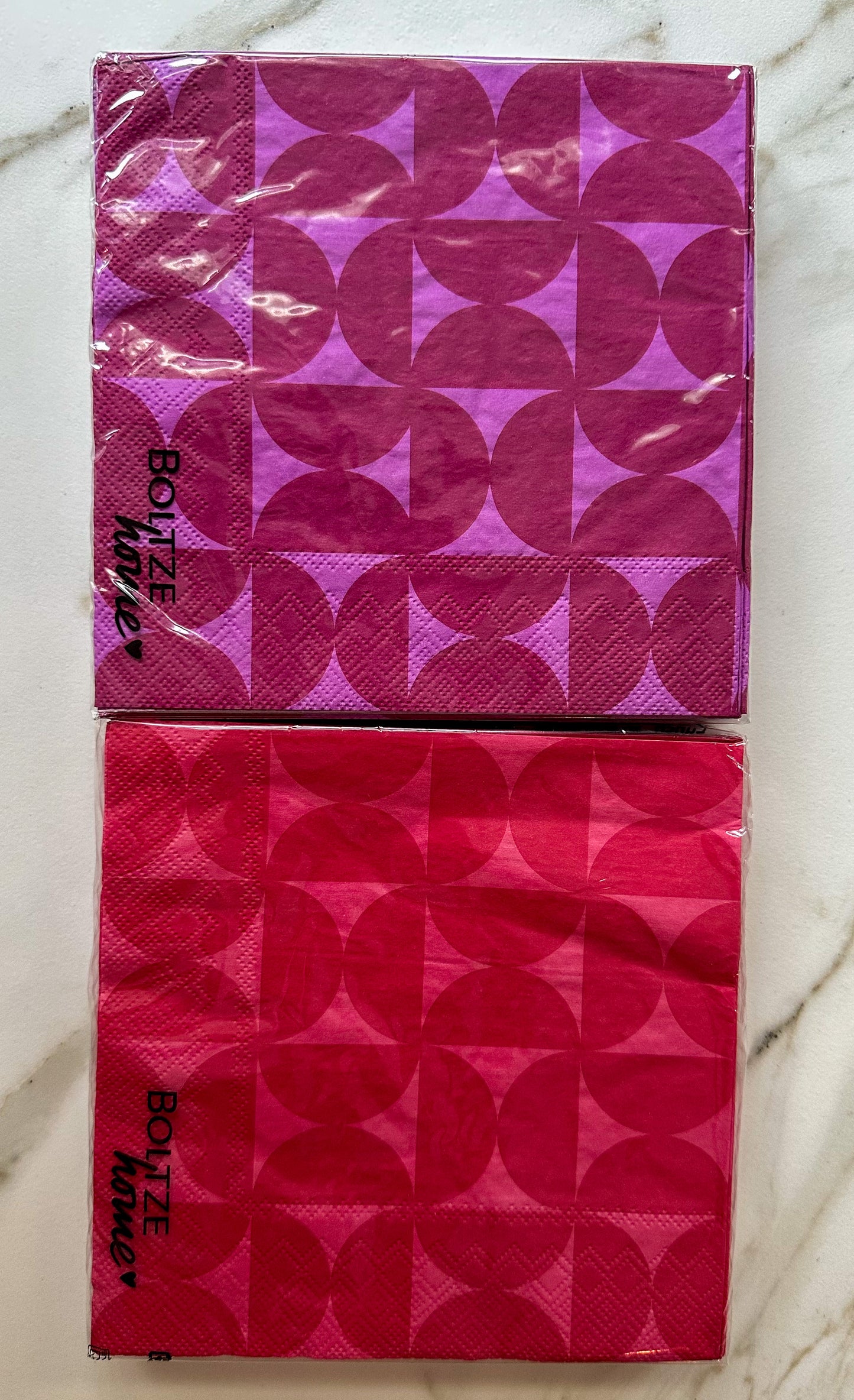 Servetten lila paars patroon - RUBY Conceptstore 