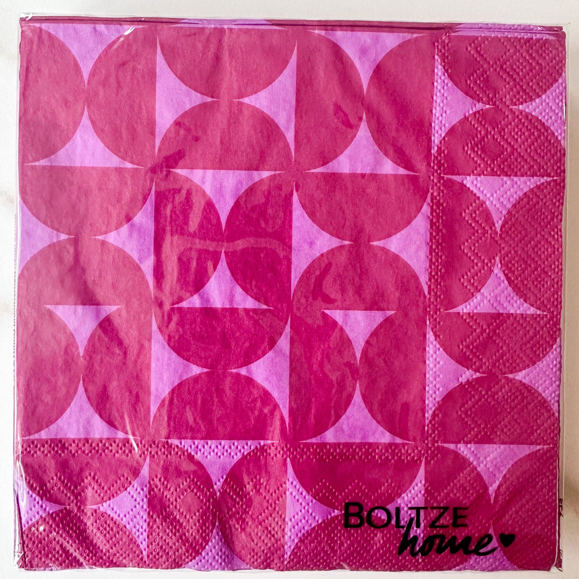 Servetten lila paars patroon - RUBY Conceptstore 