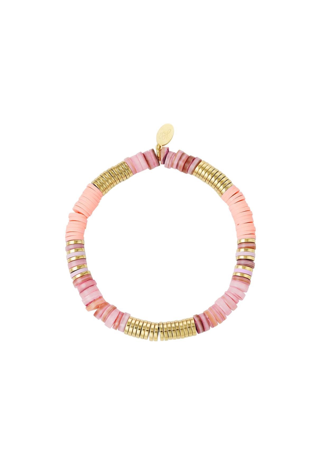 Armbandje kralen roze - RUBY Conceptstore 
