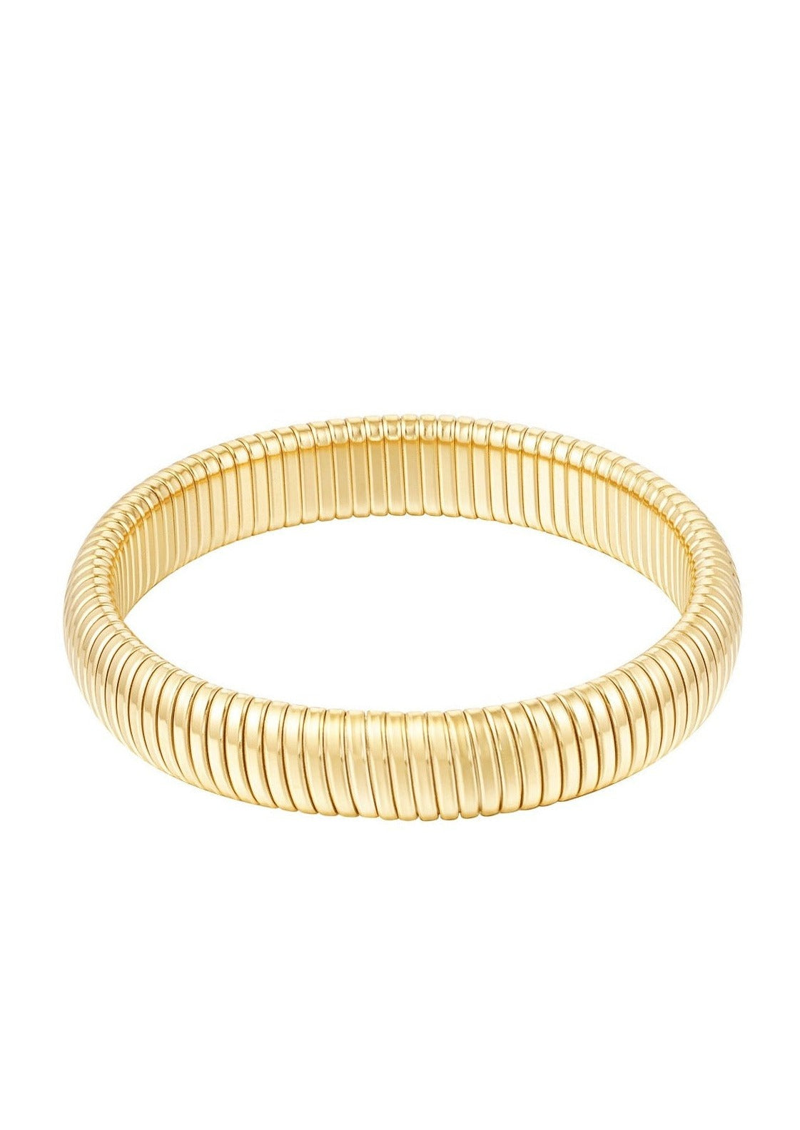 Gouden dikke bangles armband - RUBY Conceptstore 