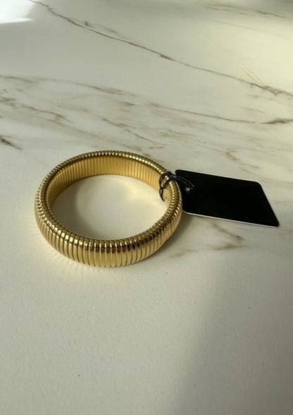 Gouden dikke bangles armband - RUBY Conceptstore 