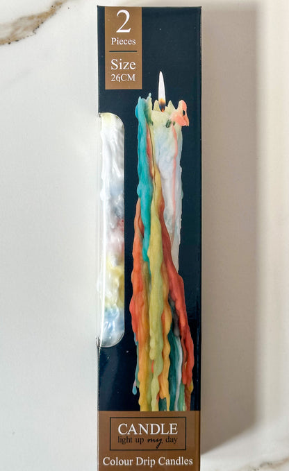 Druip kaarsen dip dye kleuren - RUBY Conceptstore 