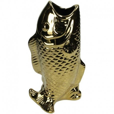 Vaas vis goud 22 cm - RUBY Conceptstore 