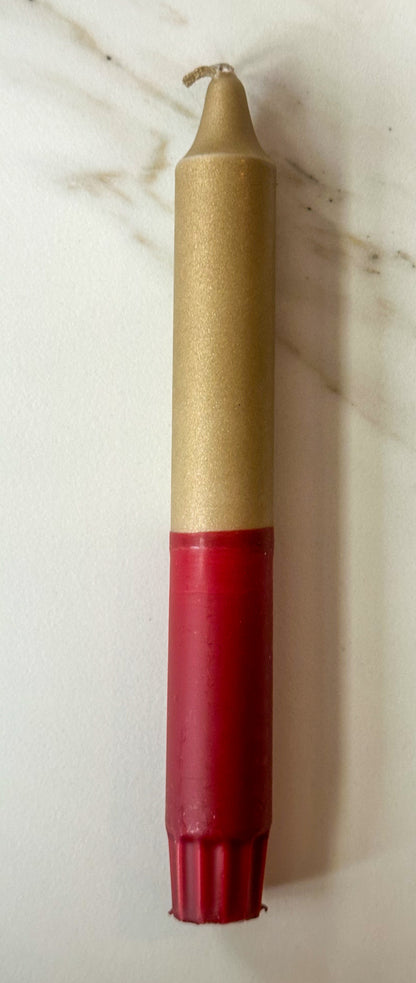Kaarsen dip dye goud - RUBY Conceptstore 