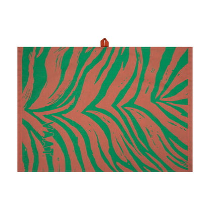 Handdoeken set ZEBRA koraal groen - RUBY Conceptstore 