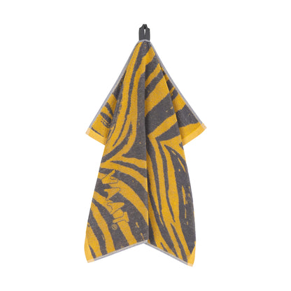 Handdoeken set ZEBRA geel lichtgrijs - RUBY Conceptstore 
