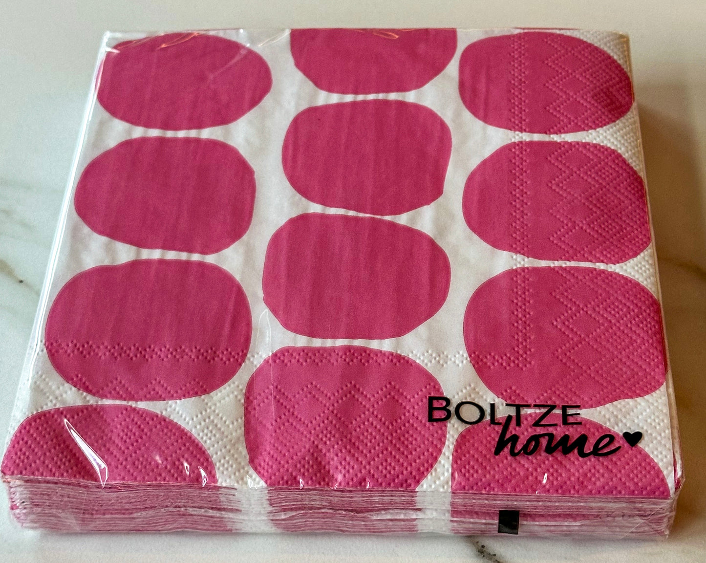 Pink perfection collectie: Hippe papieren servetten in roze print - RUBY Conceptstore 