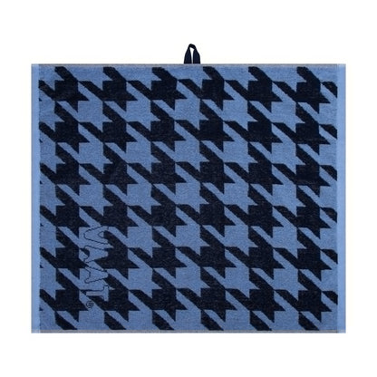 Handdoeken set PIED DE POULE denim blauw - RUBY Conceptstore 