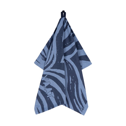 Handdoeken set ZEBRA denim blauw - RUBY Conceptstore 