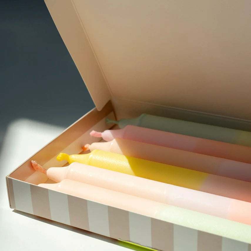 Kaarsenbox rustige kleuren - RUBY Conceptstore 