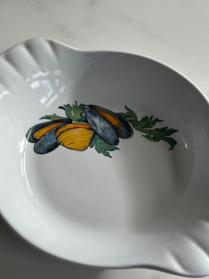Vintage Rösler Mosselschaal met Mosselmotief – 22 cm - Ruby Conceptstore 