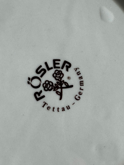 Vintage Rösler Mosselschaal met Mosselmotief – 22 cm - Ruby Conceptstore 
