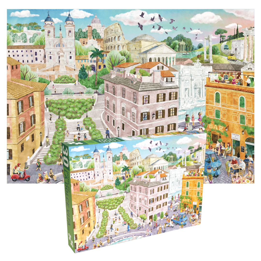 PRE ORDER - LA DOLCE VITA 1000-delige legpuzzel ROME puzzel