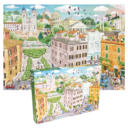 PRE ORDER - LA DOLCE VITA 1000-delige legpuzzel ROME puzzel