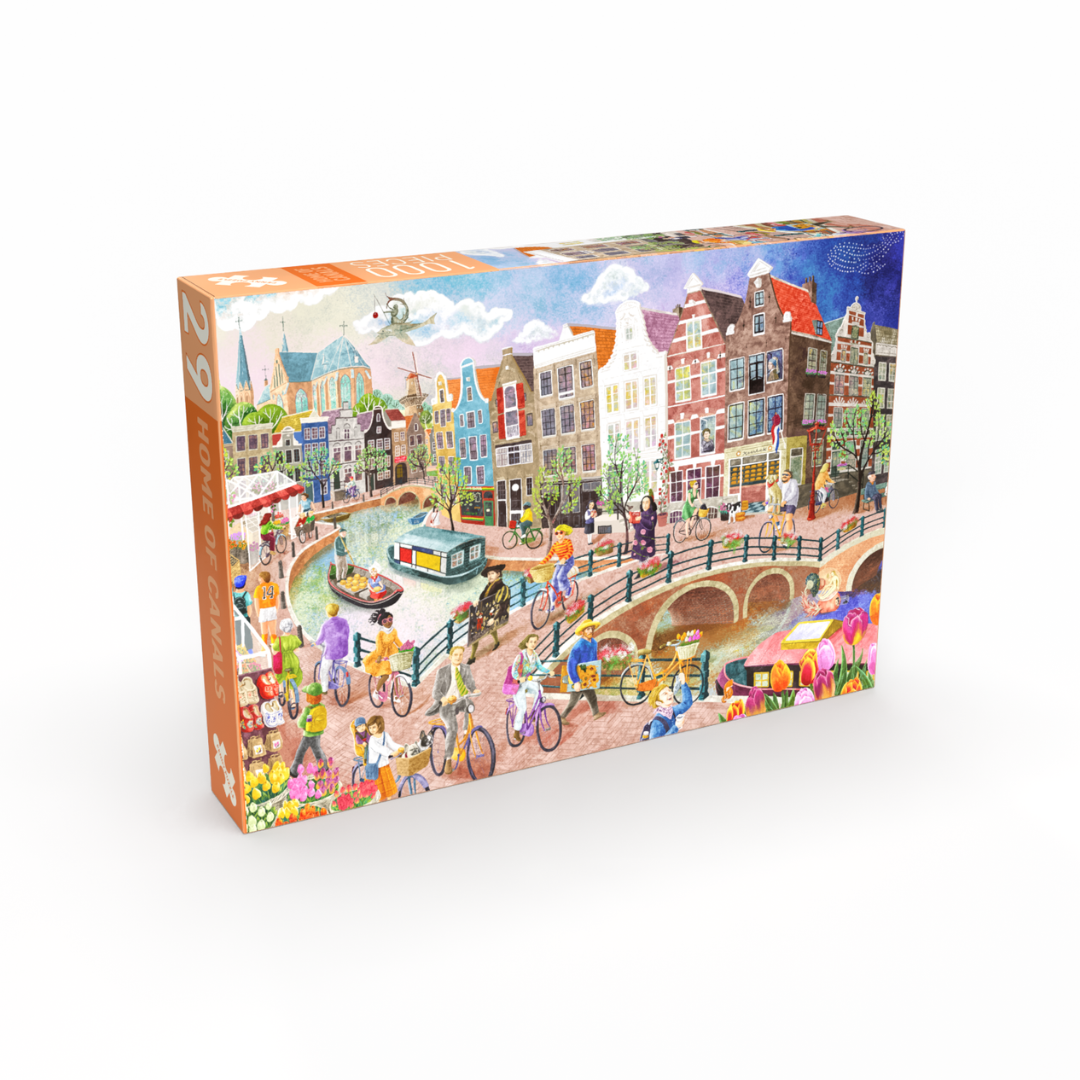 Pre order - puzzel GRACHTEN 1000 stukjes