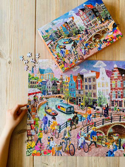 Pre order - puzzel GRACHTEN 1000 stukjes