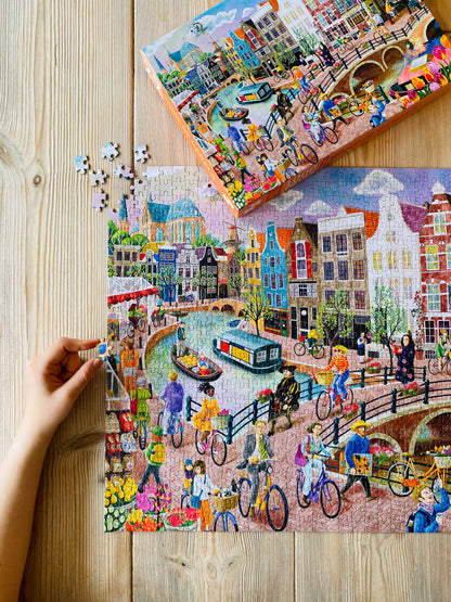 Pre order - puzzel GRACHTEN 1000 stukjes